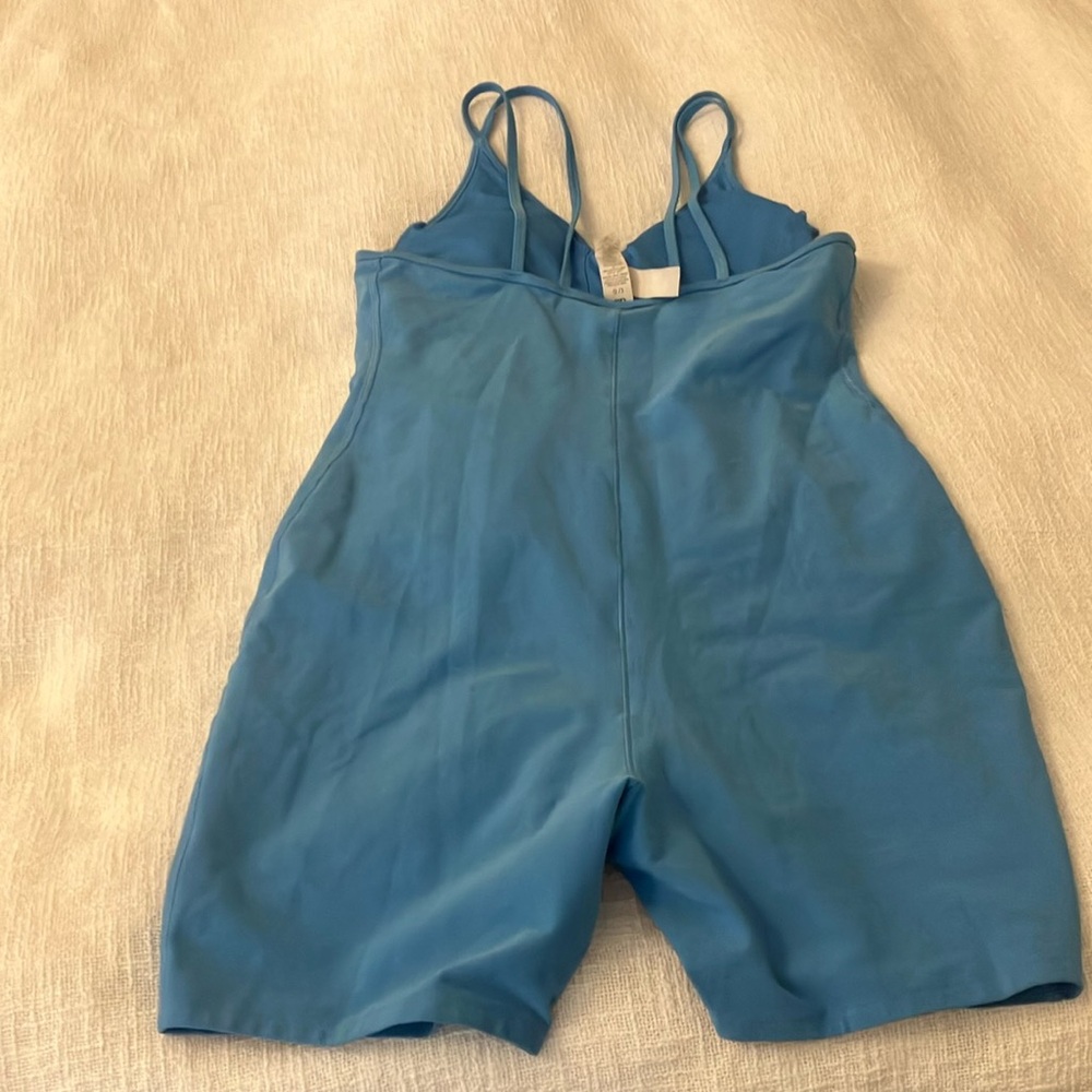 Ali baby blue shorts one piece. In great condition.
